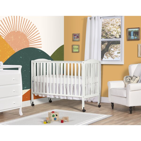 Dream On Me Folding Portable Crib Reviews Wayfair   Folding Portable Crib 